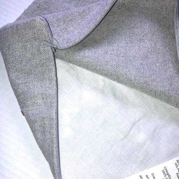 POTTERY BARN Haylie Embroidered Beaded Flannel Pillow Cover 20 x 20 inches - Picture 11 of 12